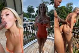 ScarlettKissesXO Balcony Fuck Sex Video Leaked