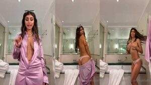 Mia Khalifa Sexy Striptease Video Leaked