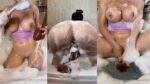 Neiva Mara Nude Big Dildo In The Tub